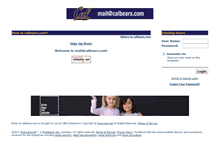 Tablet Screenshot of mail.calbears.com